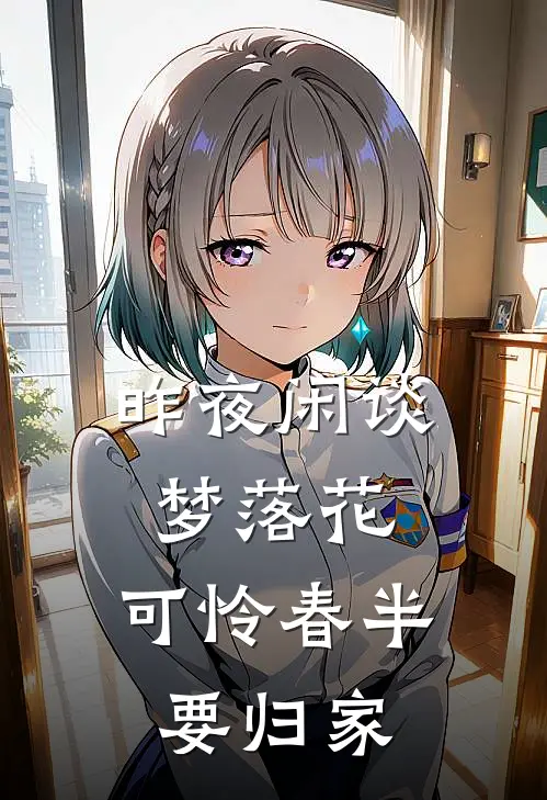 昨夜闲谈梦落花,可怜春半要归家